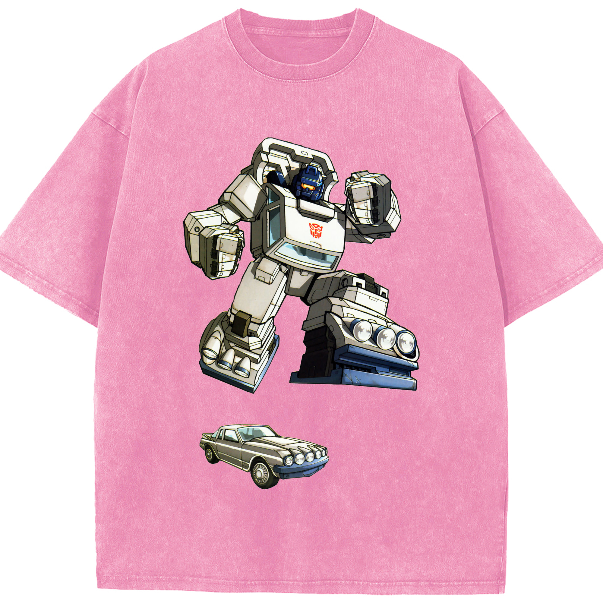 （画像用）  綿100% ヴィンテージ風 半袖Tシャツ（フロントプリント）